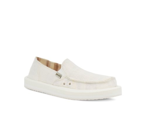 Chaussures Sanuk Donna ST Hemp Femme - Blanche EGVJKM283